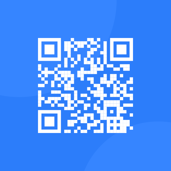 A QR code to visit Frontend Mentor